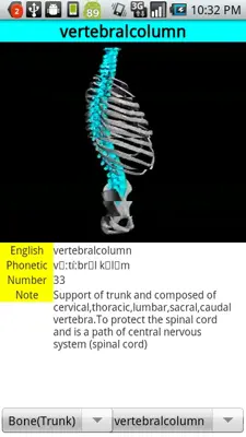 3DAnatomyLite android App screenshot 2